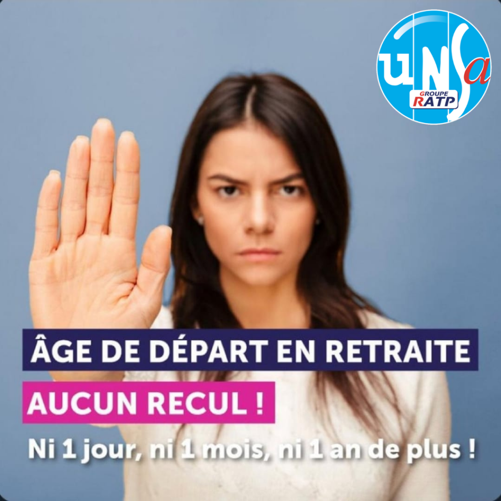 Retraite aucun recul unsa ratp